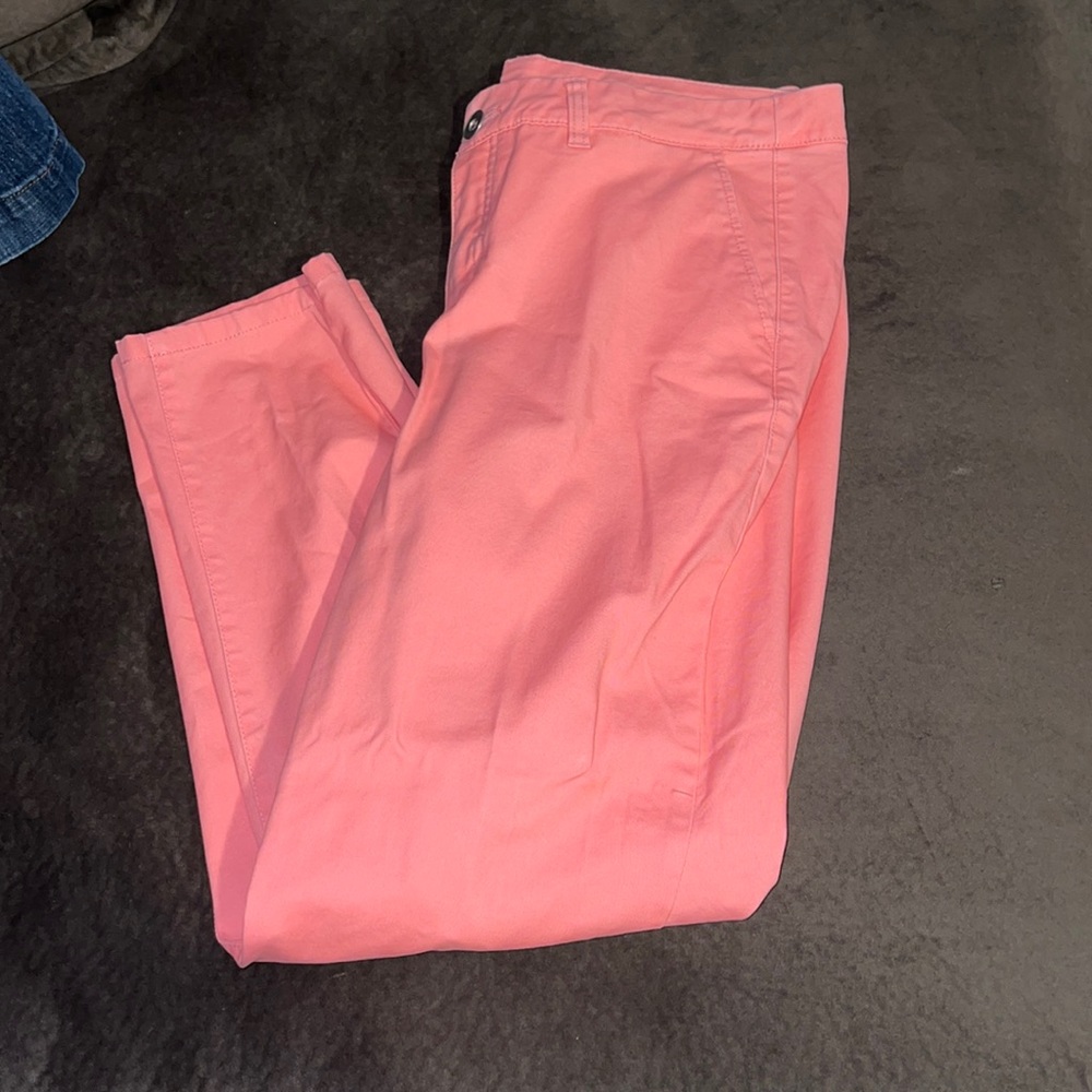 LANE BRYANT PINK KHAKI PANTS